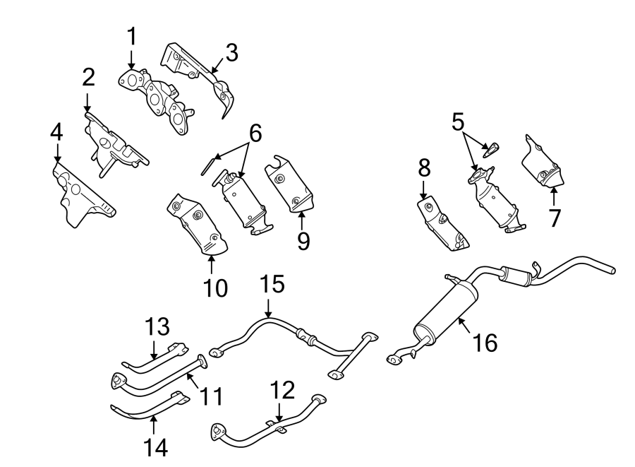 200158Z500 - Nissan Pipe. (Front) | NISSAN PARTS OVERSTOCK, Tampa FL