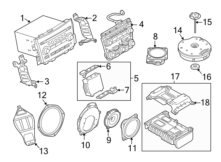 281856GA0A - Nissan Deck - cd. Radio control unit. Radio control ...