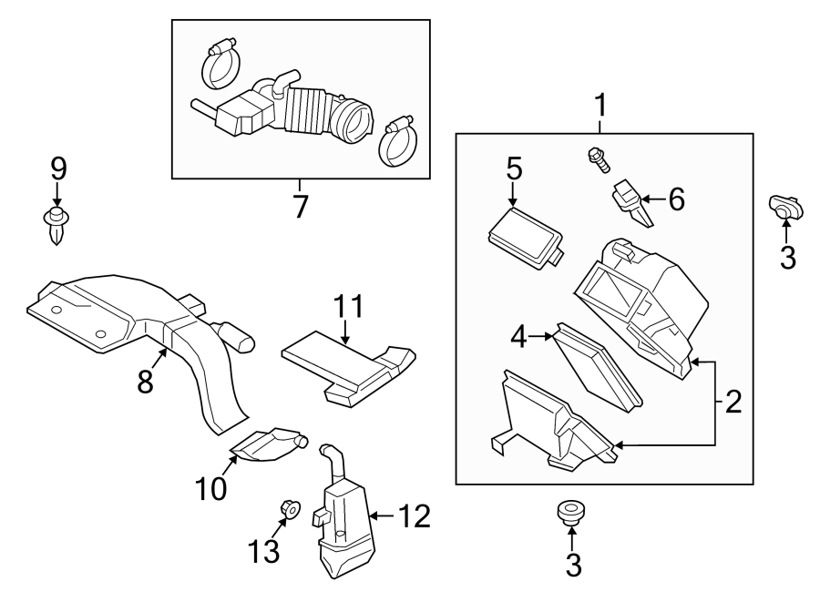 2016 Nissan NV200 Engine Air Intake Hose (Front). 2013-17. 2018-20 ...