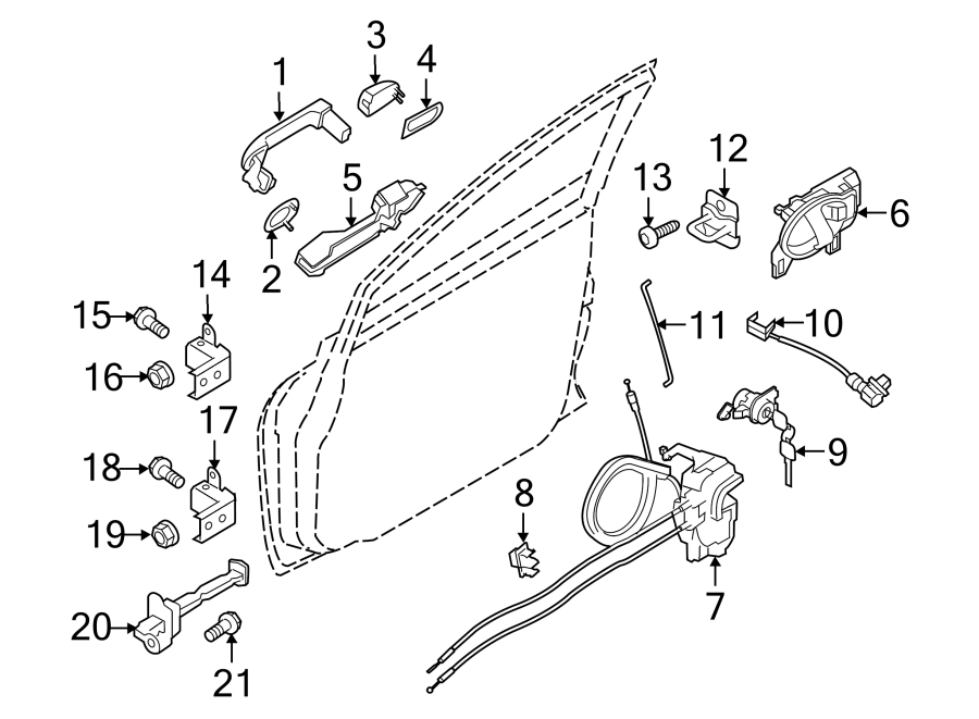 Nissan Versa Lock. Latch. Actuator. SEDAN, w/power. Versa; Sedan; Left